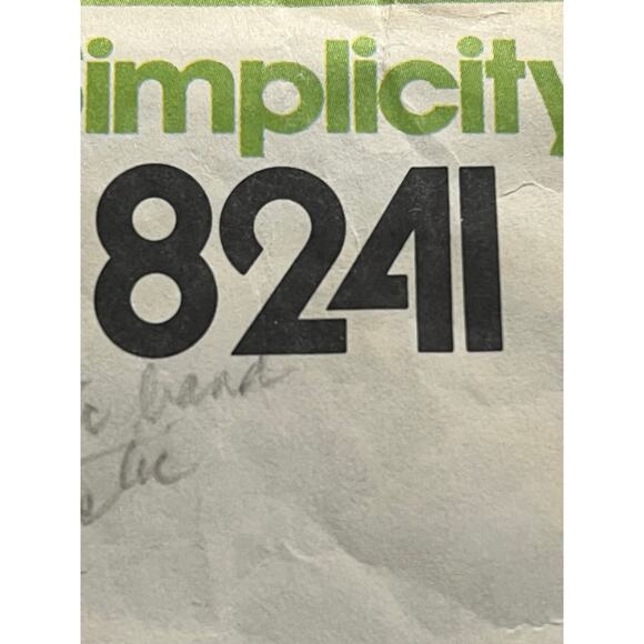 Simplicity 8241 Sewing pattern Aline straight midi skirt pants 1970s size 14 - Picture 3 of 7